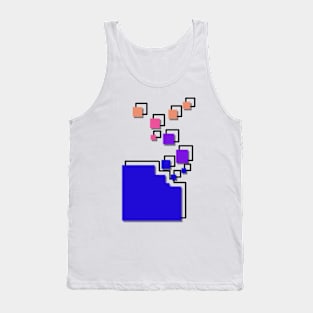 Simple geometric square design Tank Top